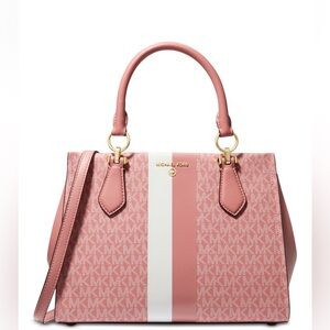 Michael Kors Logo Marilyn Medium Satchel